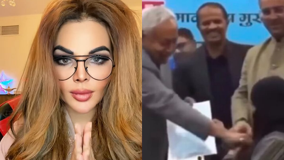 'Agar Main Aapke Chaddi Ka Naada...': Rakhi Sawant Demands Apology From 'UP CM' Nitish Kumar For Pulling Doctor's Hijab; Video