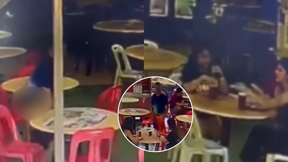 Pervert Man Abruptly Pulls Down His Pants & Exposes Himself To Female Customers At Malaysian...