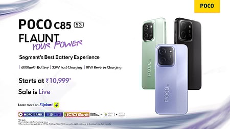 POCO C85 5G 1st Sale Goes Live, With Best Battery Experience At A Disruptive Price