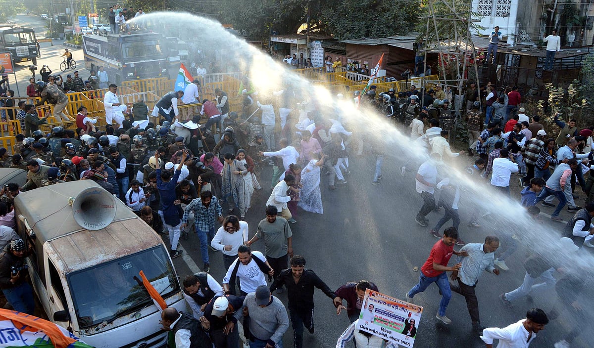 Bhopal News: National Herald Case; Congress Protests Misuse Of Probe Agencies | FP Photo