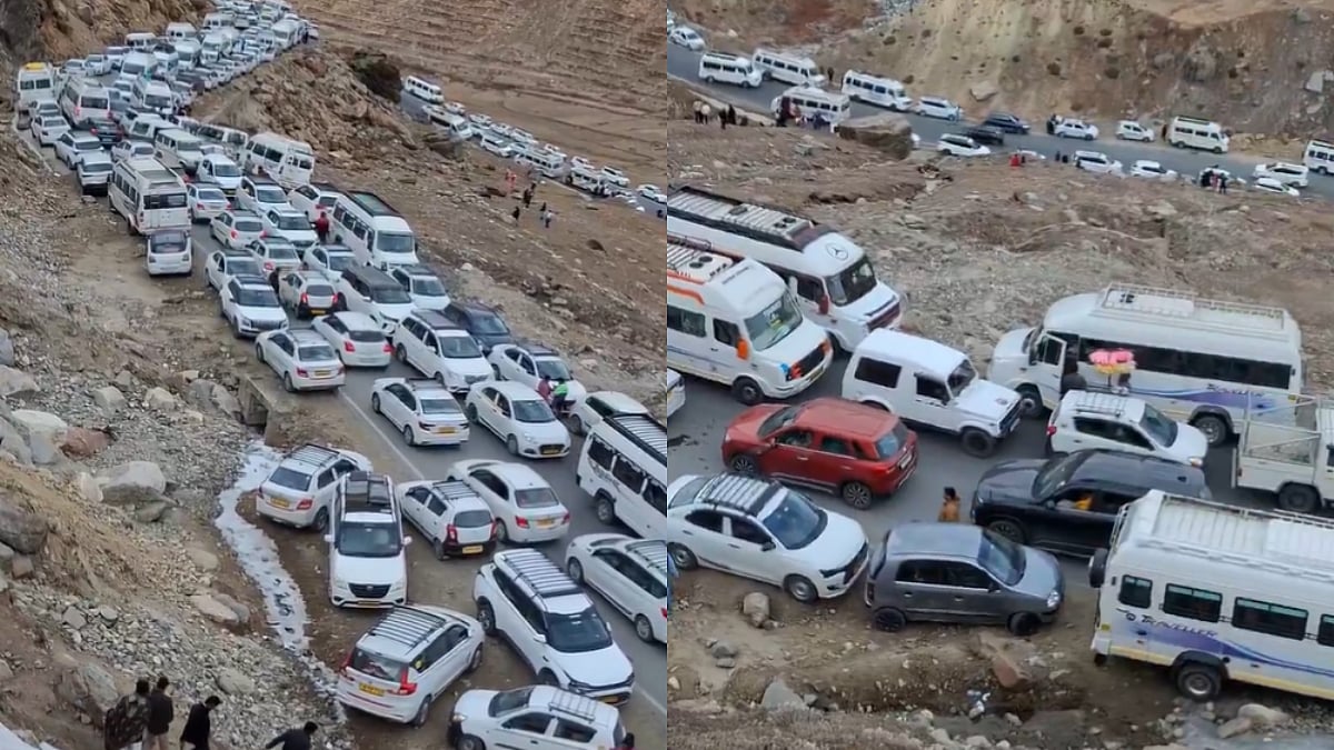 'Rohtang Is New Karolbagh': Tourists Rush To Himalayas Amid Delhi's Rising Toxic AQI; Hundreds Of Vehicles Spark Traffic Snarls 