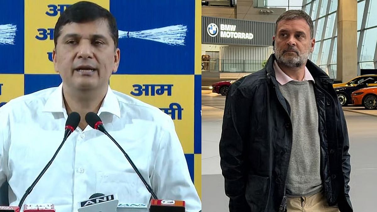 Left: Saurabh Bhardwaj
Right: Rahul Gandhi | X