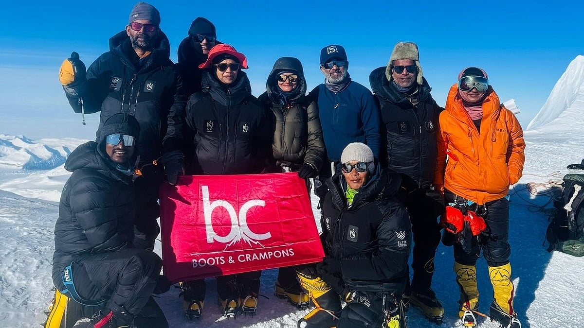 Kavita Chand, a 40-year-old endurance athlete from Mulund, Mumbai, successfully summited Mount Vinson, at 4,892 metres, the highest peak in Antarctica, on December 14. |