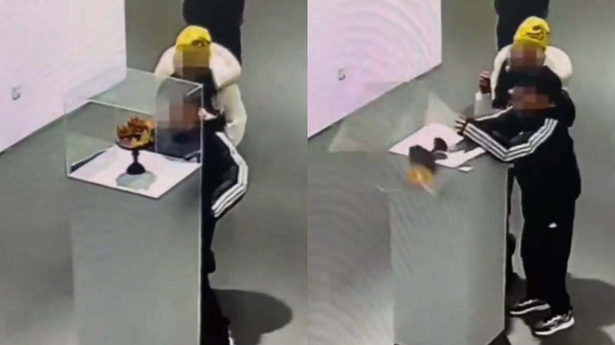 Child Accidentally Damages Handcrafted Golden Wedding Crown at Beijing Exhibition; Damages To Cost...