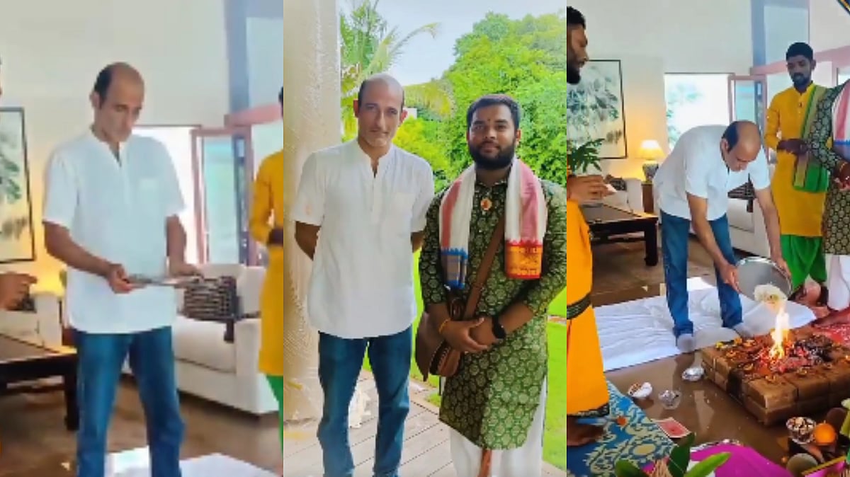 Akshaye Khanna Performs Hawan At His Alibaug Residence Amid Dhurandhar Success; Inside Video Goes...