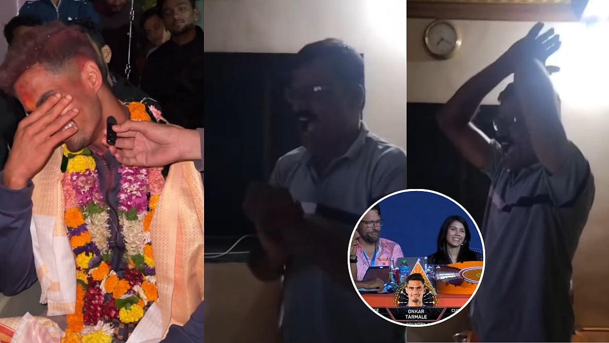 VIDEO: Uncapped Player Omkar Tarmale's Father's Heart-Touching Reaction After Sunrisers Hyderabad...