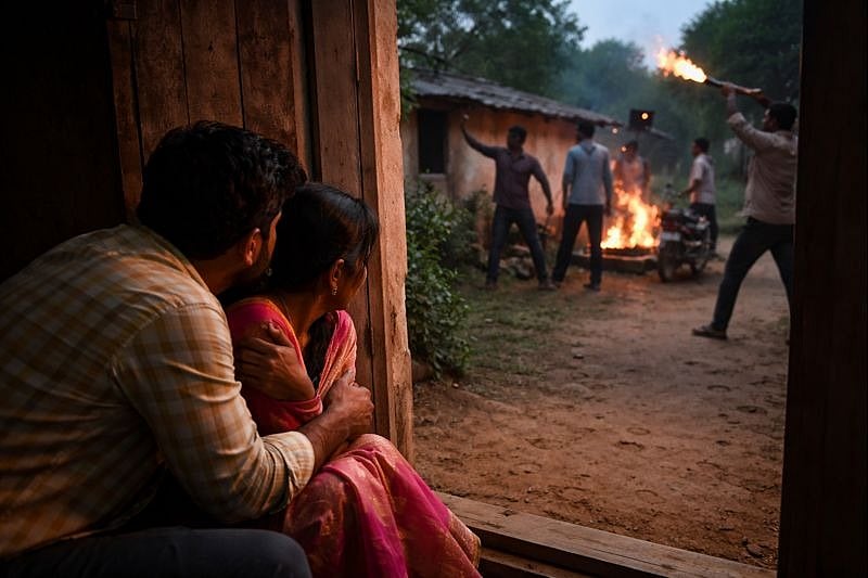 MP News: Woman's Family Threaten Couple With Gunshots Over Love Marriage In Bhind; Set Their Bike...