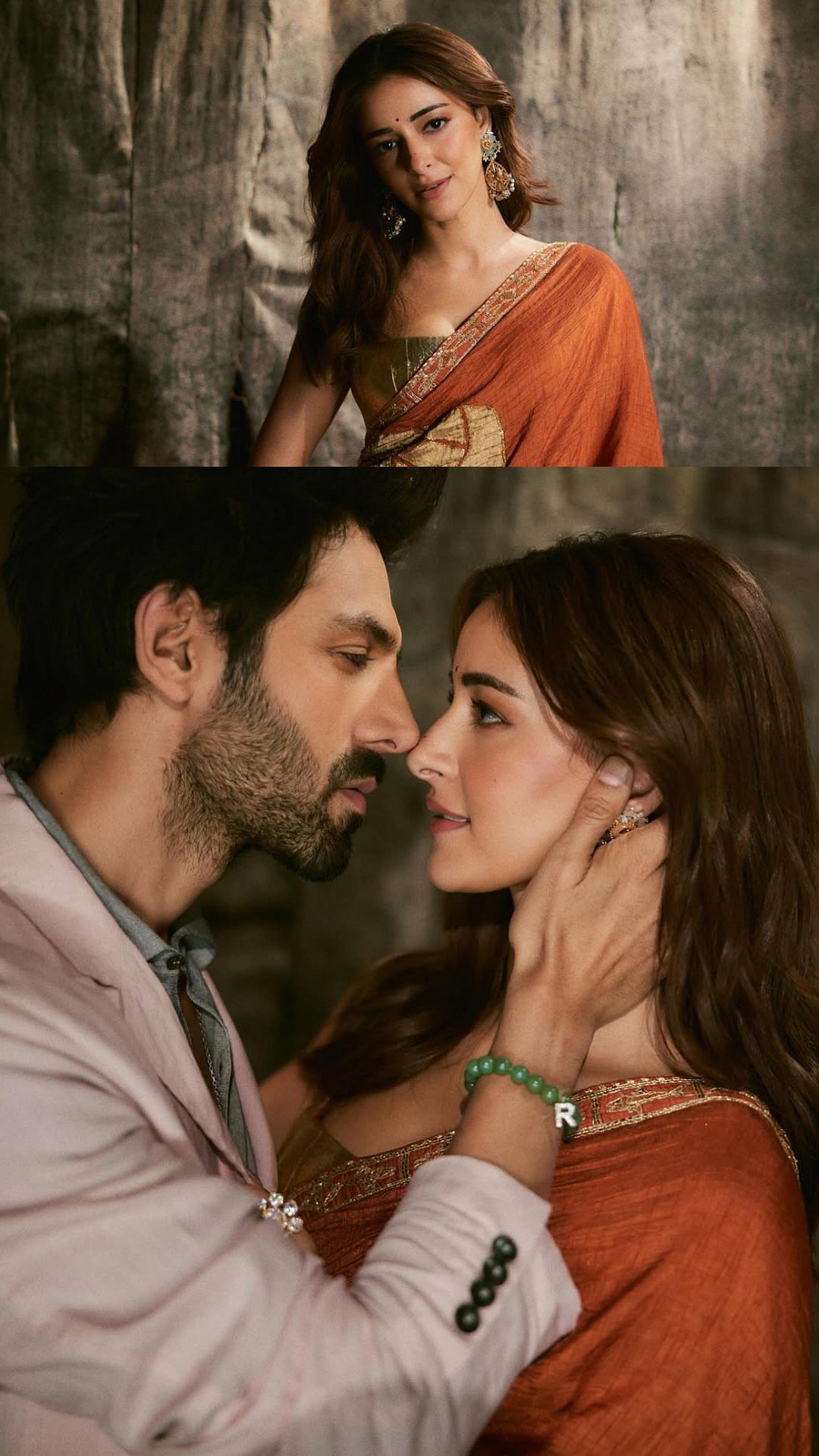 Ananya Panday Poses In ₹35,000 Masaba Saree In Romantic Pictures With Kartik Aaryan: Check Out