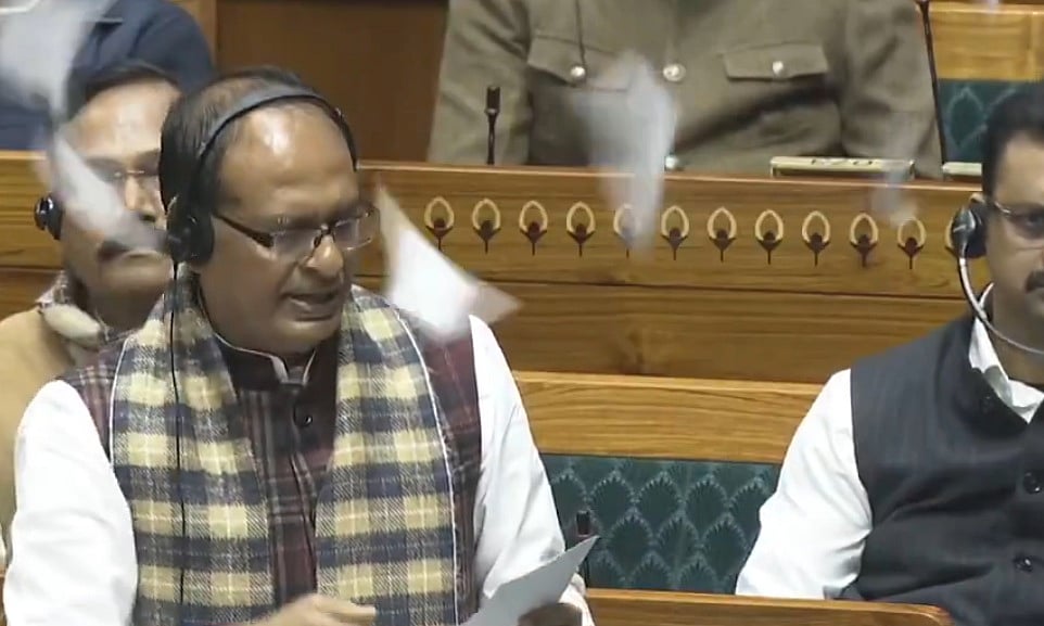 Opposition MPs Tear Copies Of New Rural Employment Bill 'VB - G Ram G' In Protest; Video