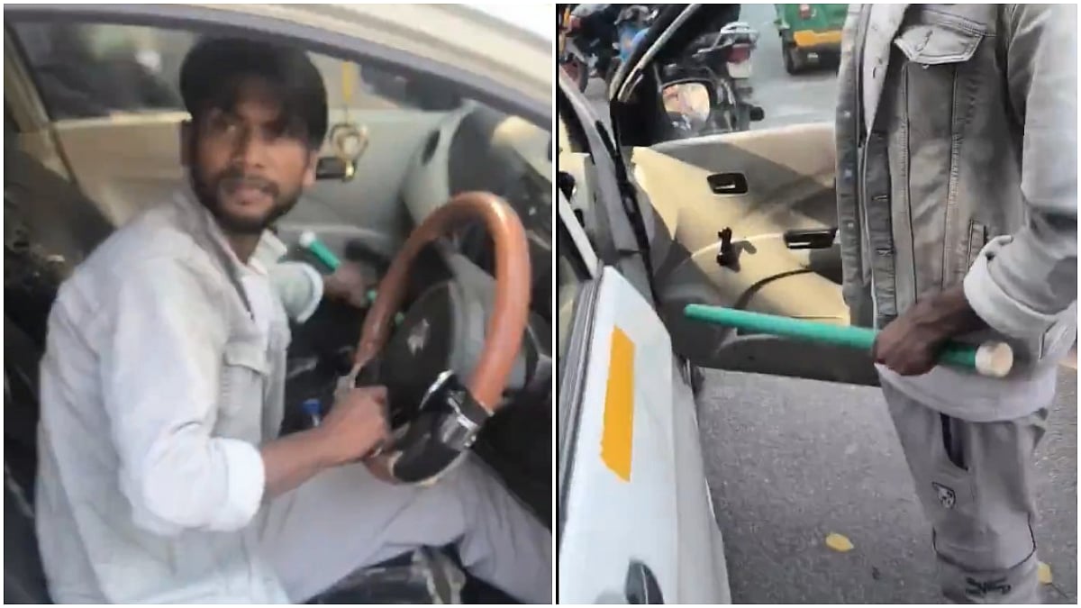 'Maar Kyun Raha Hai?': 'Rapido' Driver 'Assaults' Journalist With Rod After Being Stopped For Using...