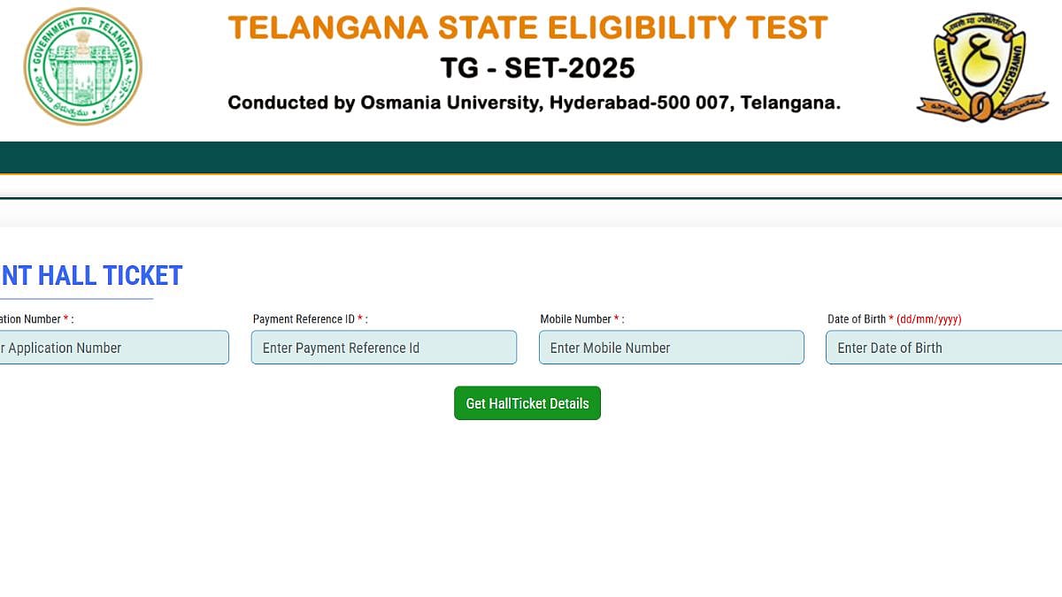 Telangana SET Admit Card 2025 | telanganaset.org