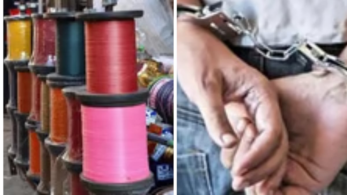 Indore News: Man Arrested With 20 Rolls Of Banned Chinese Manjha | Representative Image