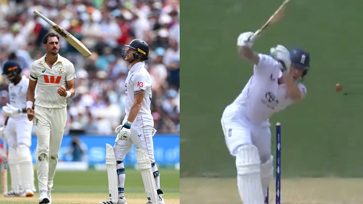 VIDEO: Mitchell Starc's Thunderous Delivery Rattles Ben Stokes During AUS vs ENG, 3rd Ashes Test