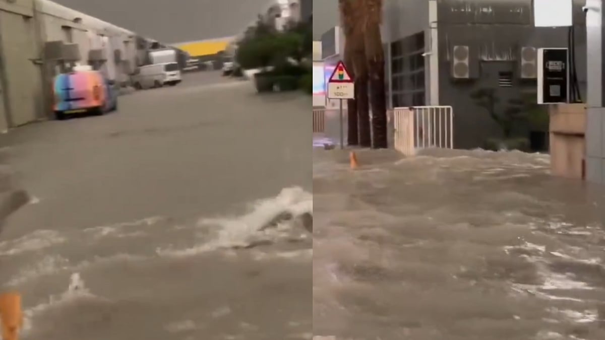 'Flooded Streets, Flights Cancelled, WFH Advised': Video Shows Heavy Rain Lashing UAE; Know Why...