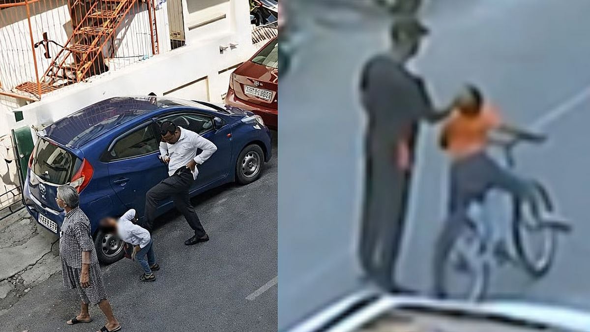 Old CCTV Footage Of Bengaluru Man Who Kicked Child In Viral Video Shows Him Assaulting Other Kids