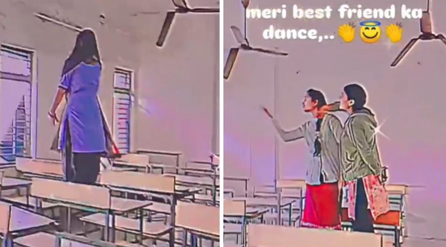 MP News: Govt College Girls Caught Making Dance Reel On 'Roopa Roopa' In Classroom; Notice Issued...