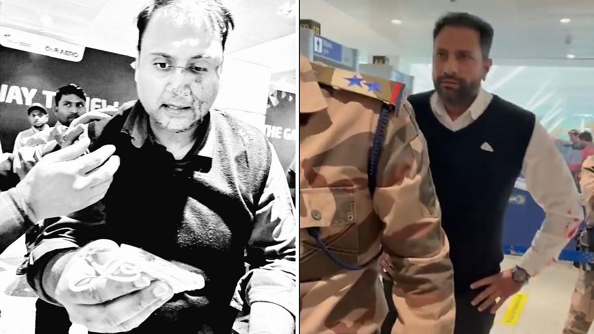 'Have Not Received Complaint Yet': Delhi Police On Assault Of Passenger By Off-Duty Air India Express Pilot | X @SachinGuptaUP & @ankitdewan