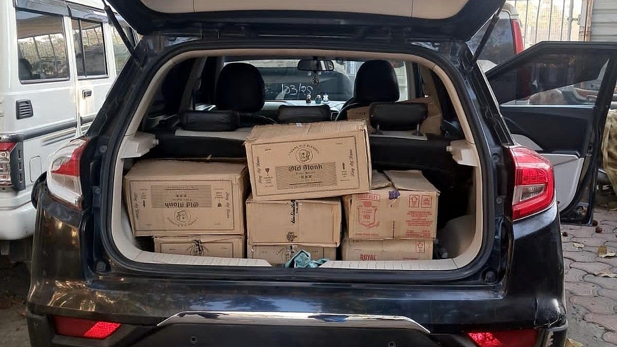 Bhopal New: Illegal Liquor Racket Busted, Three Held; Over 1000 Liquor Cartons Seized From Godown