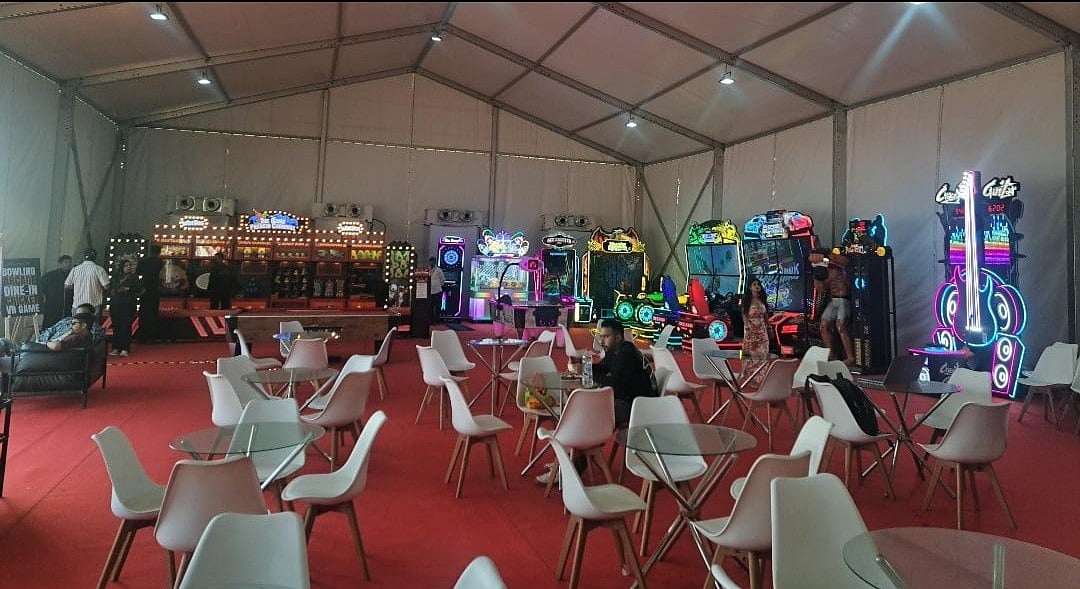 Arcade zone at the venue