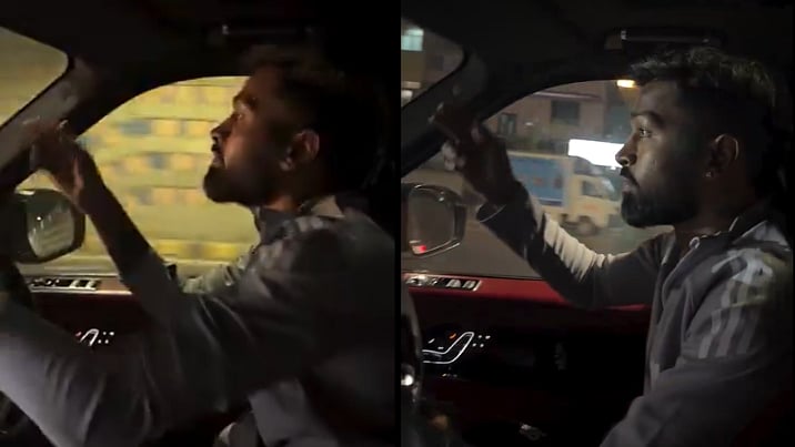 VIDEO: Hardik Pandya Takes Girlfriend Mahieka Sharma On Late Night Drive In Ahmedabad After Winning...