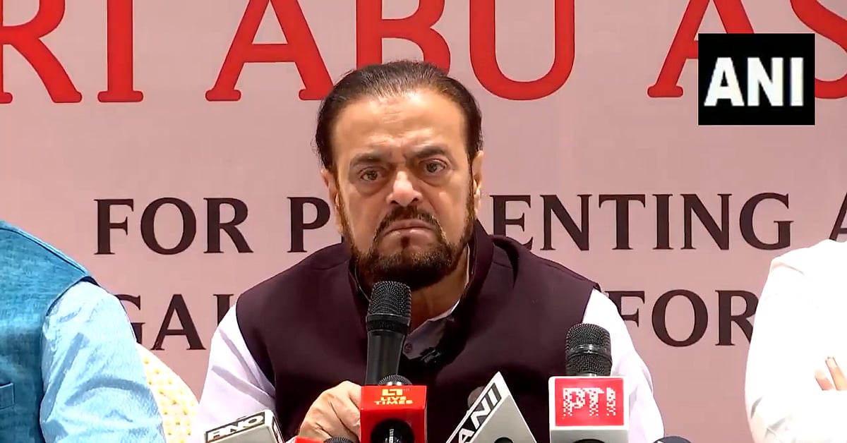 Samajwadi Leader & MLA Abu Azmi | X/@ANI