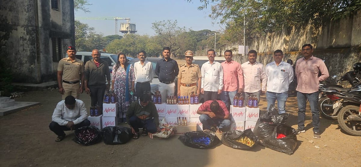 Pune Excise Dept Seizes Illicit Liquor Worth ₹60 Lakh, Arrests 9 Ahead Of Festivities