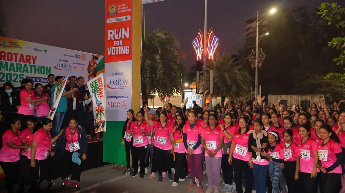 Women’s 'Run For Voting’ Marathon Held In Panvel To Boost Voter Awareness |