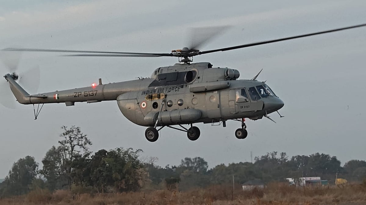 MP News: Air Force’s M17 Chopper Airlifts Tigress From Pench To Rajasthan