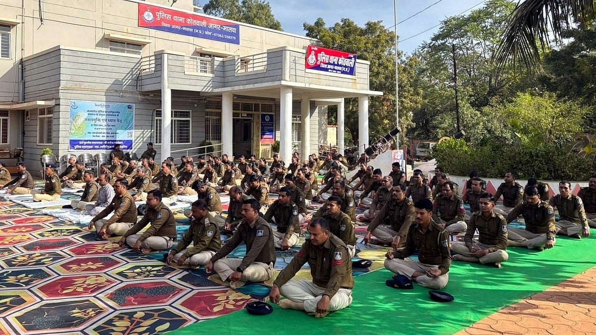 Bhopal News: On World Meditation Day: Over 50,000 Cops Join Online Session From 2,800 Centers