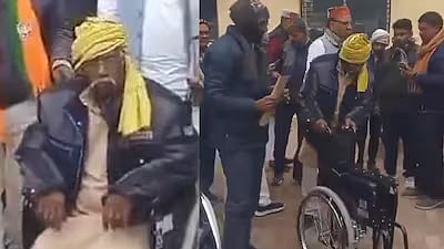 ‘Magical Wheelchair’: Man Gets Up And Walks Away After Posing For Photos At BJP Leader’s Event In UP, Netizens React | Video