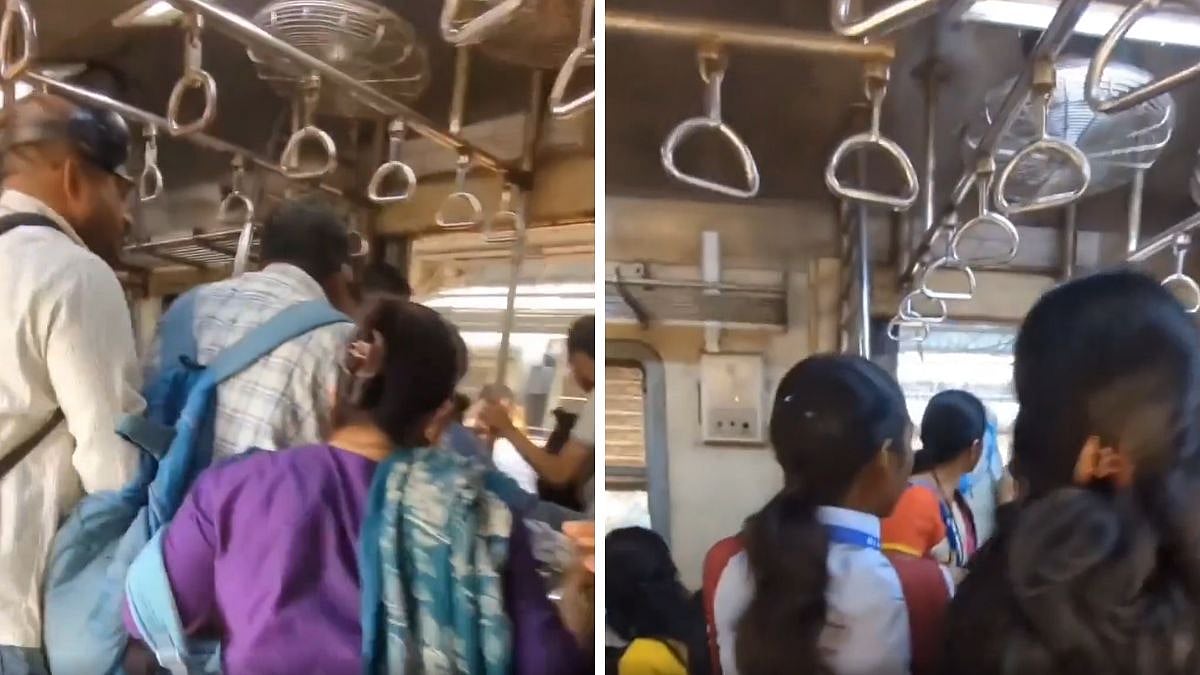 Navi Mumbai: 'Mentally Disturbed' Elderly Man Boards Ladies Coach Of Panvel-CSMT Local, Pushes 18-Yr-Old From Moving Train | Video 