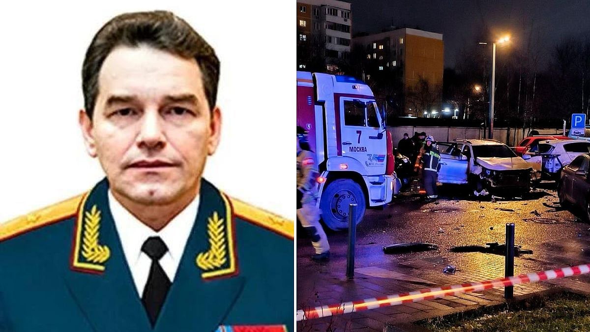 Russian Lt. Gen. Fanil Sarvarov Killed In Car Bomb Blast In Moscow; Investigators Cite Possible Ukrainian Role | X @nexta_tv