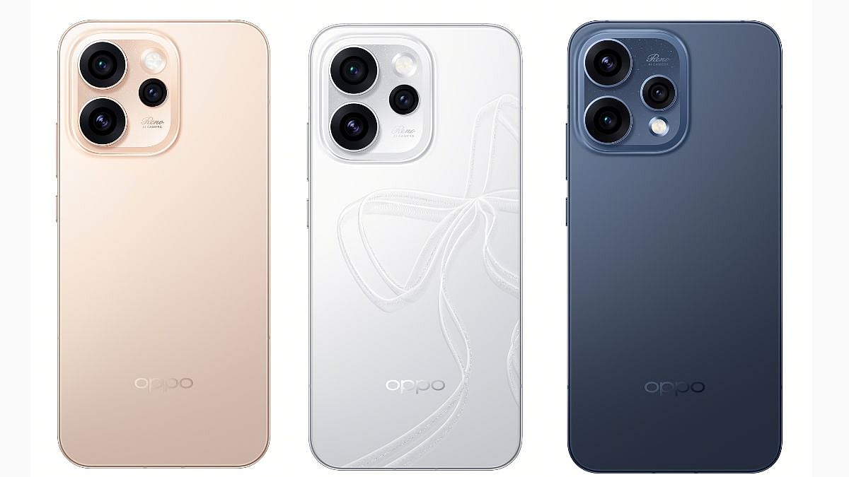Oppo Reno 15 Pro, Reno 15 Pro Mini, Reno 15 (left to right) To Launch In India Soon: Key Specifications & Colour Options Revealed | 