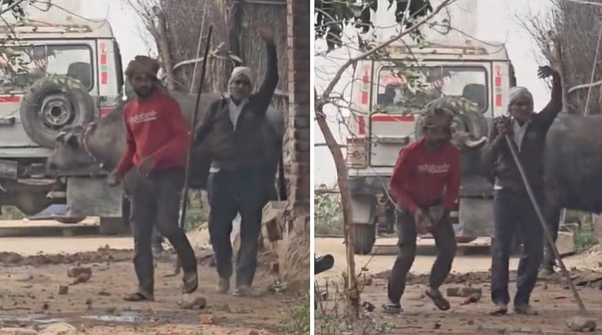 MP News: Two Groups Attack Each Other With Stones & Sticks Over Field Fencing In Morena---VIDEO