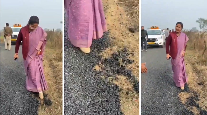 MP News: PWD Acts After VIRAL VIDEO Of Minister Pratima Bagri Exposes Poor Road Quality In Satna
