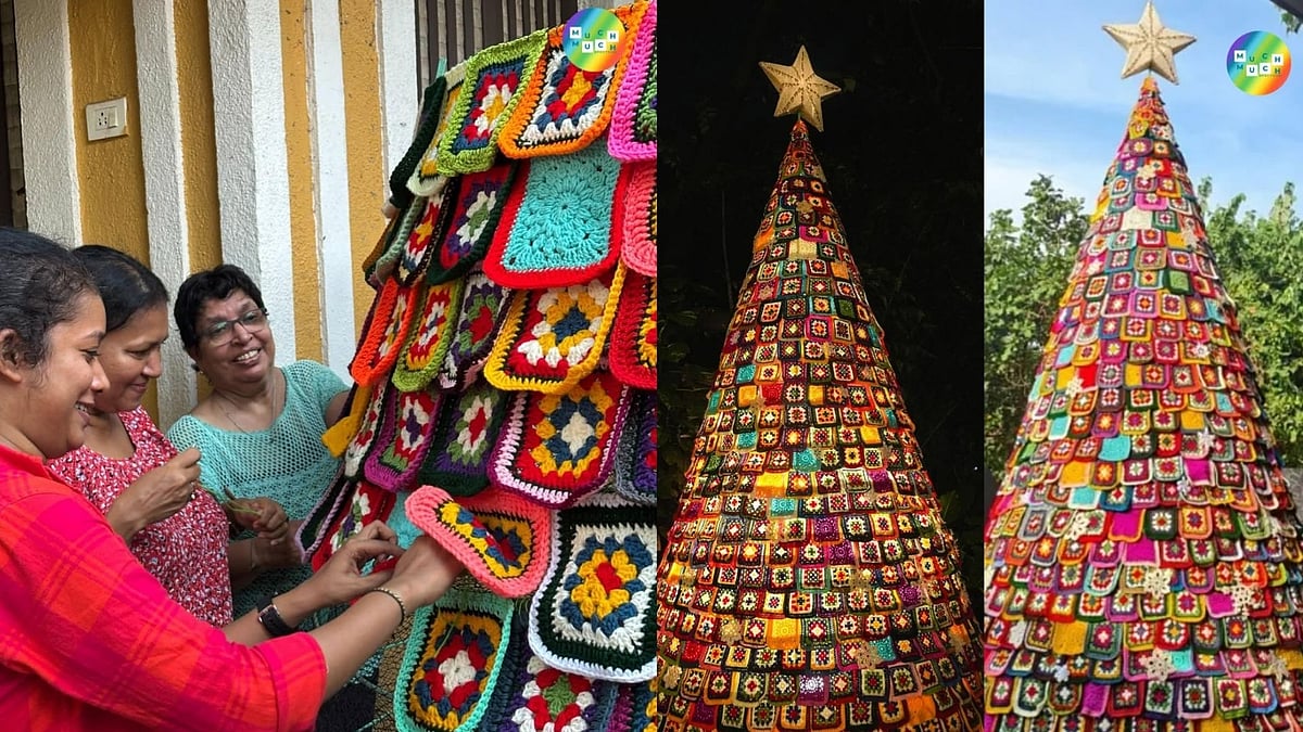 These Goan Women Welcomed Christmas By Crocheting 18 Ft. Tall Tree At Museum Of Goa; Know More...