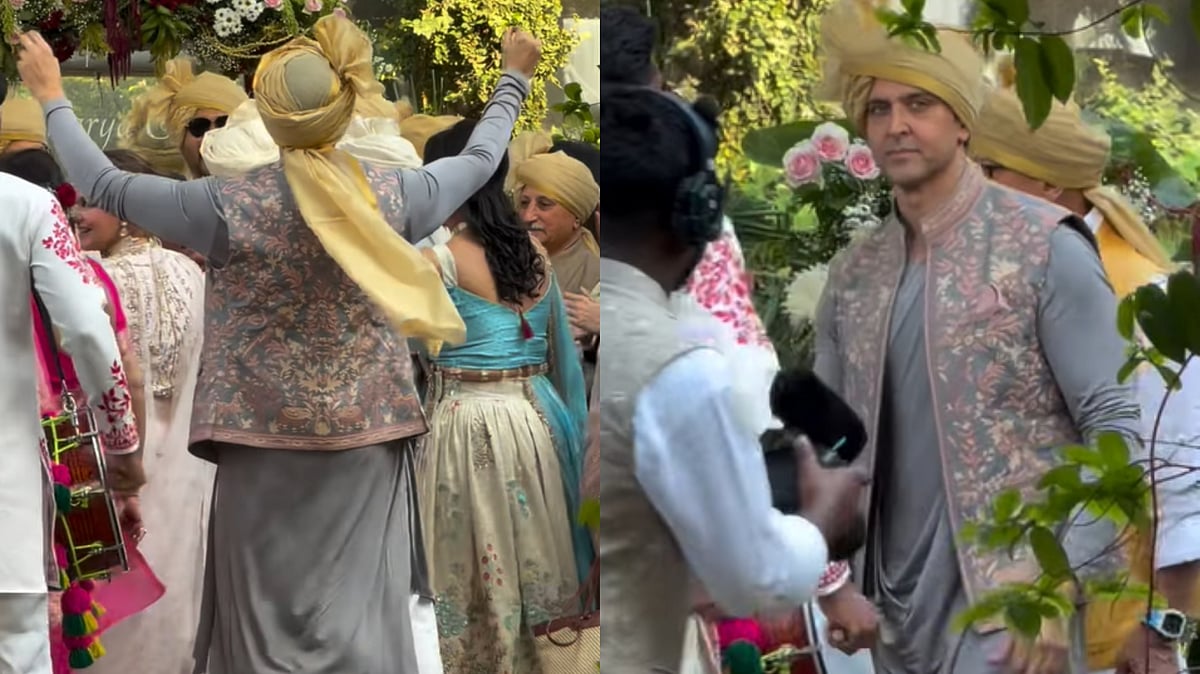 Hrithik Roshan Grooves To Dhol Beats At Cousin Eshaan Roshan's Baraat In Mumbai; Video Goes Viral