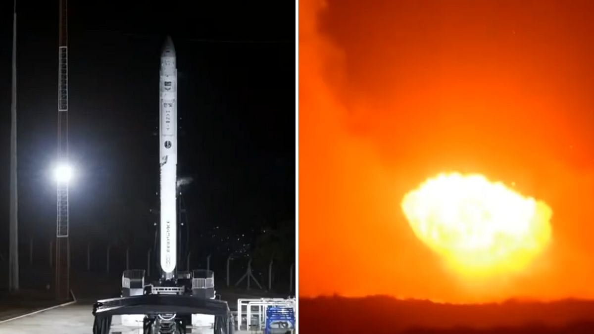 South Korea's First Commercial Orbital Rocket Hanbit-Nano Crashes Shortly After Launch - Video 