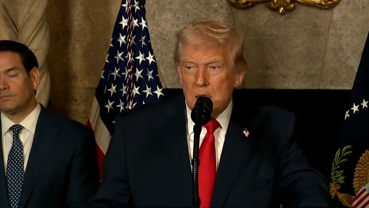 'Stopped Potential Nuclear War Between India-Pakistan': US President Donald Trump Reiterates Claim Of Halting Conflict – Video 