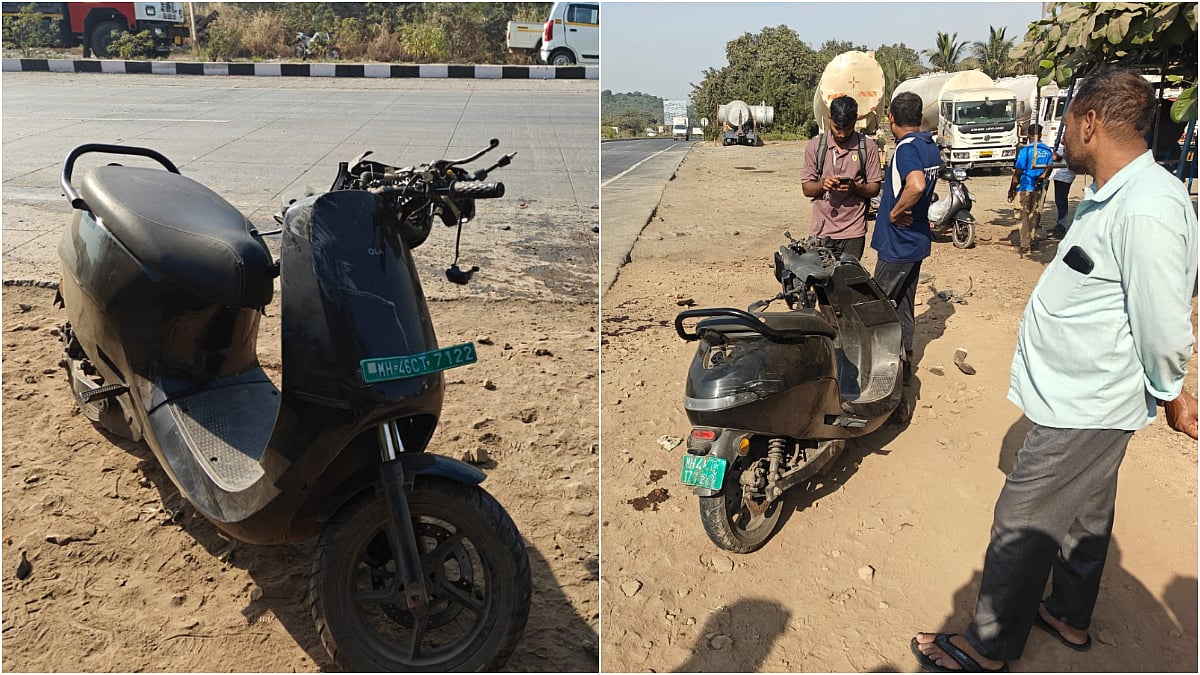 Navi Mumbai Accident: 51-Year-Old Woman Killed, Husband Critical After Bulker Truck Hits Ola Scooter On Panvel–Goa Highway; Driver Booked 