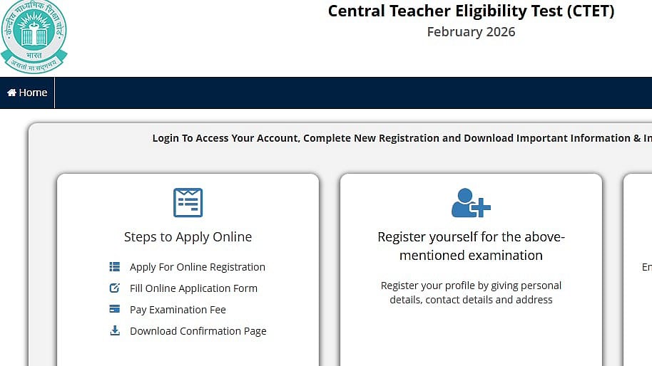 CTET February 2026 Application Correction Window Opens At ctet.nic.in; Check Editable Field Here