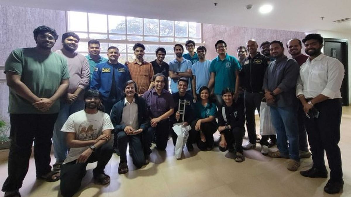 On Wednesday, students of all age groups and adults alike thronged to the campus of Indian Institute of Technology (IIT) Bombay on the final day of Techfest, India's largest technology driven festival to see the India's infamous Gaganyaan astronauts. | X @dakshasats