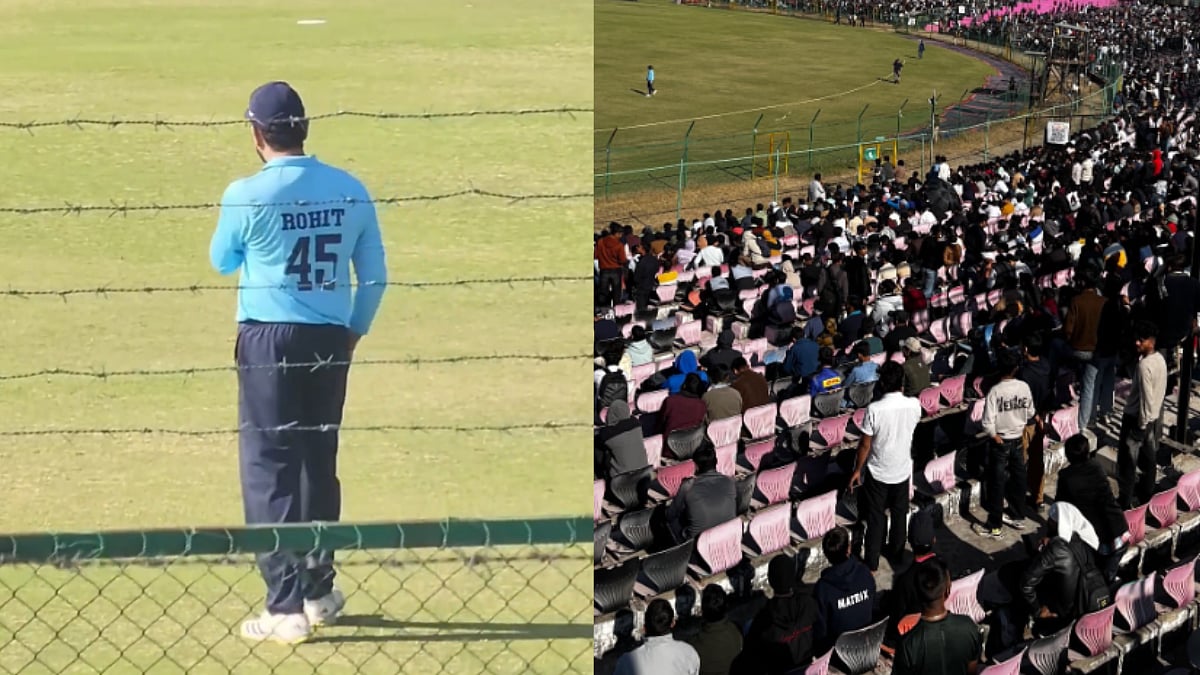 'Rohit Bhai Ko Bowling Do': Jaipur Crowd's Playful Chant Goes Viral During Mumbai's Vijay Hazare Trophy Match; VIDEO 