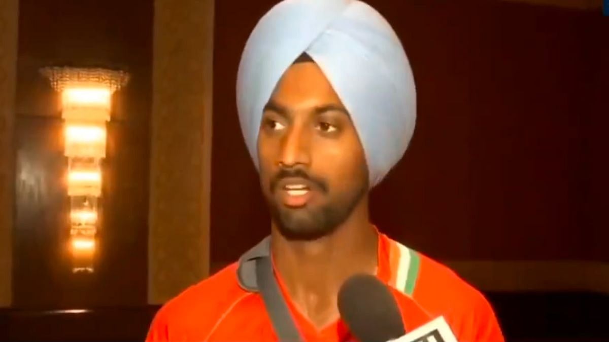 India men's hockey team vice-captain Hardik Singh | X @NenuHanma