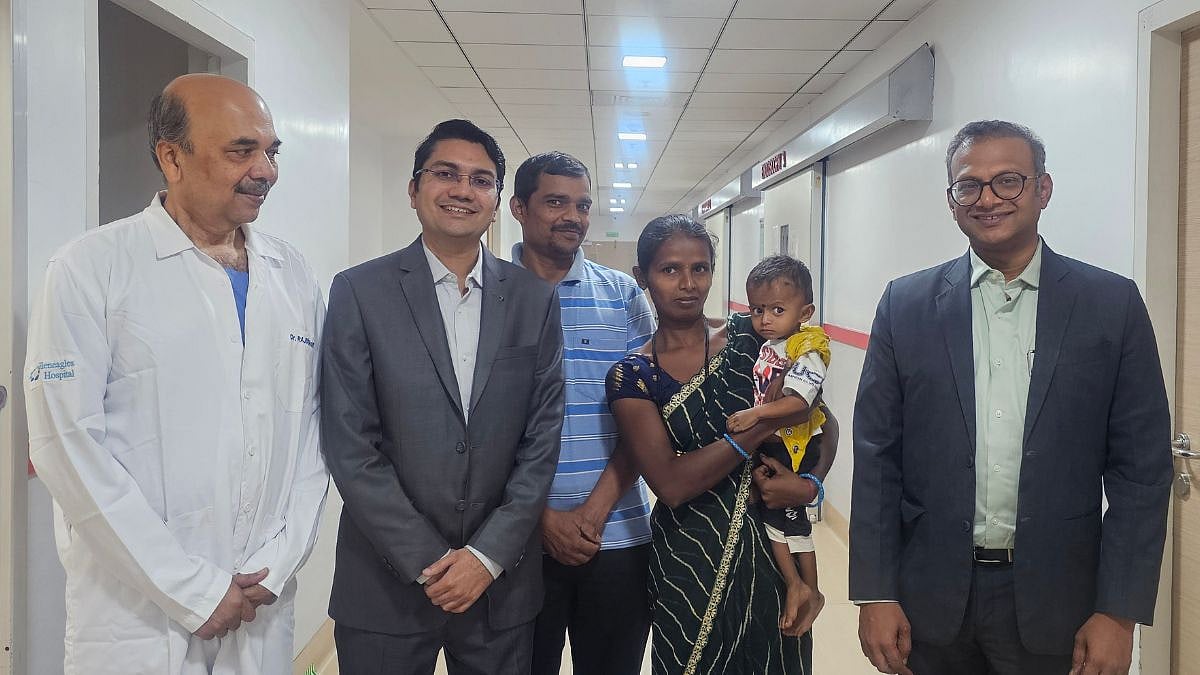Doctors at a Gleneagles Hospital after successfully performing India’s youngest POEM procedure on a 14-month-old child suffering from Achalasia Cardia | File Photo