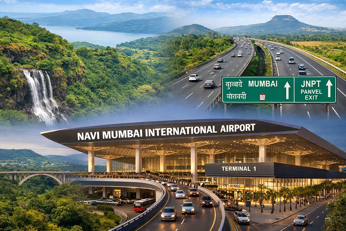 How To Reach Navi Mumbai Airport From Pune & Lonavala, Complete Road Guide 