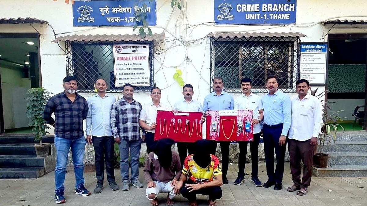Thane Police recover stolen gold and seize the scooter used by accused in multiple chain snatching cases | X - @ThaneCityPolice
