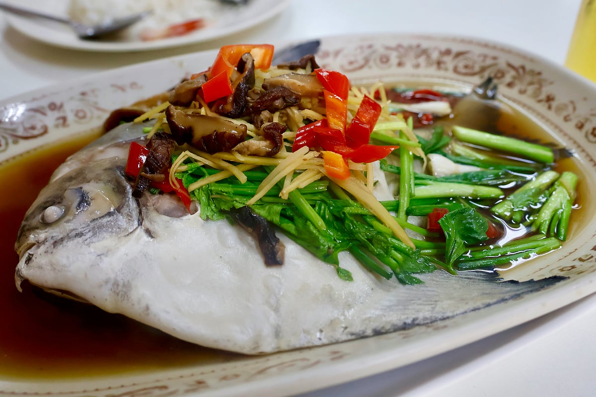 Chinese steamed fish