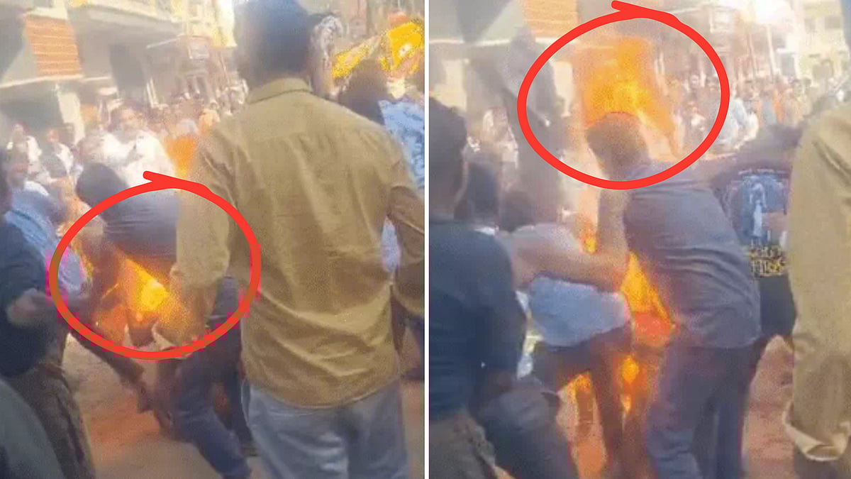 MP News: Couple Set Themselves Afire To Stop Encroachment In Dewas; Sustains Severe Burn Injuries --...