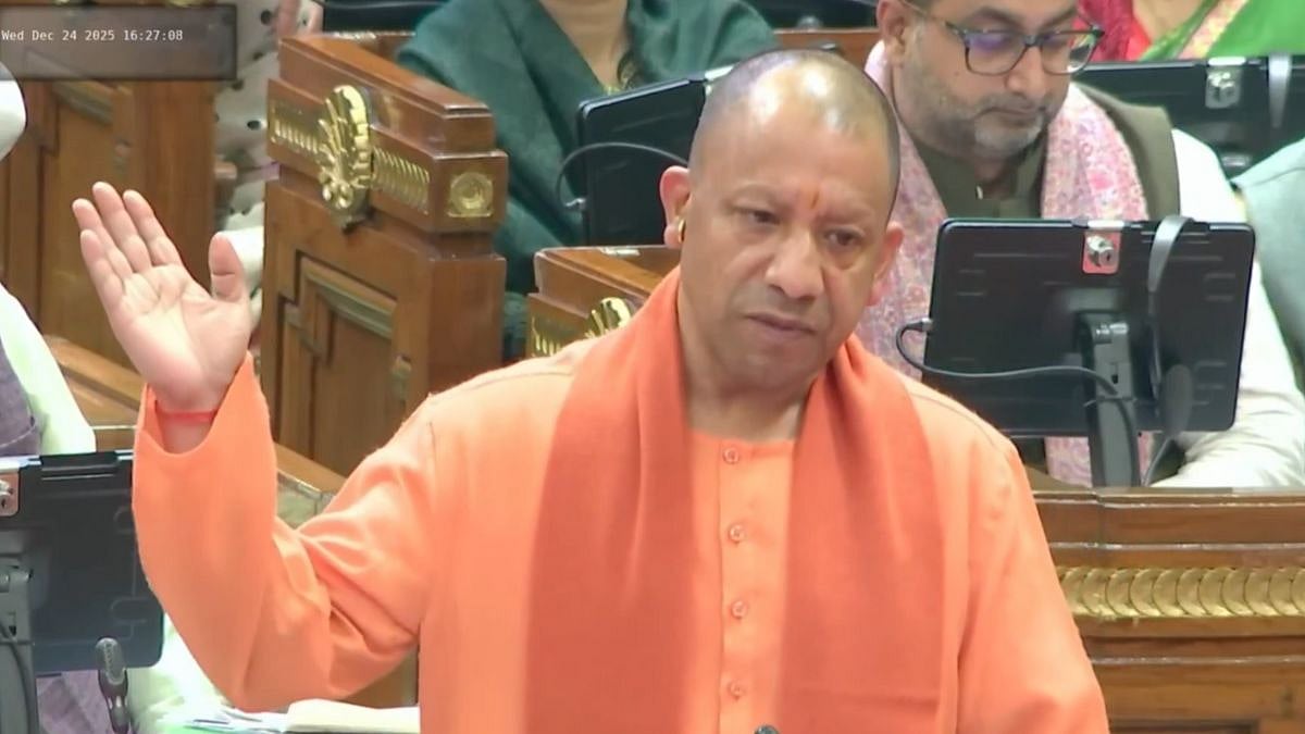 Chief Minister Yogi Adityanath speaks in the Uttar Pradesh Legislative Assembly during the Winter Session | X - @myogiadityanath